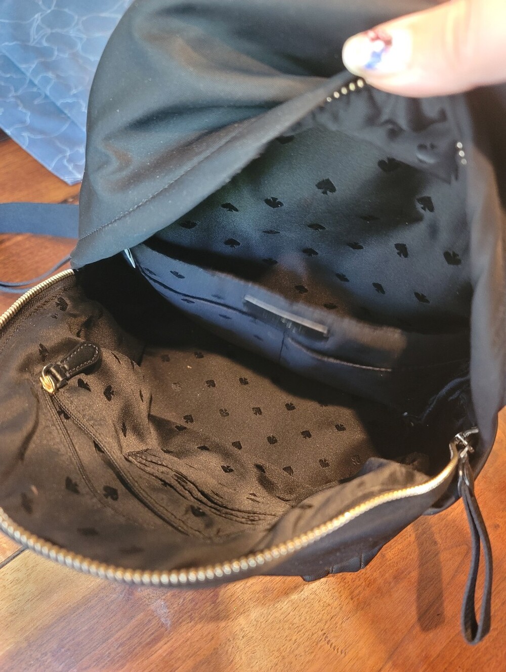 Kate Spade Black Nylon Backpack - Picture 8 of 14